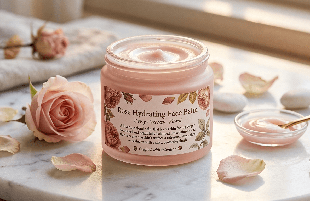Bálsamo Facial Hidratante de Rosas