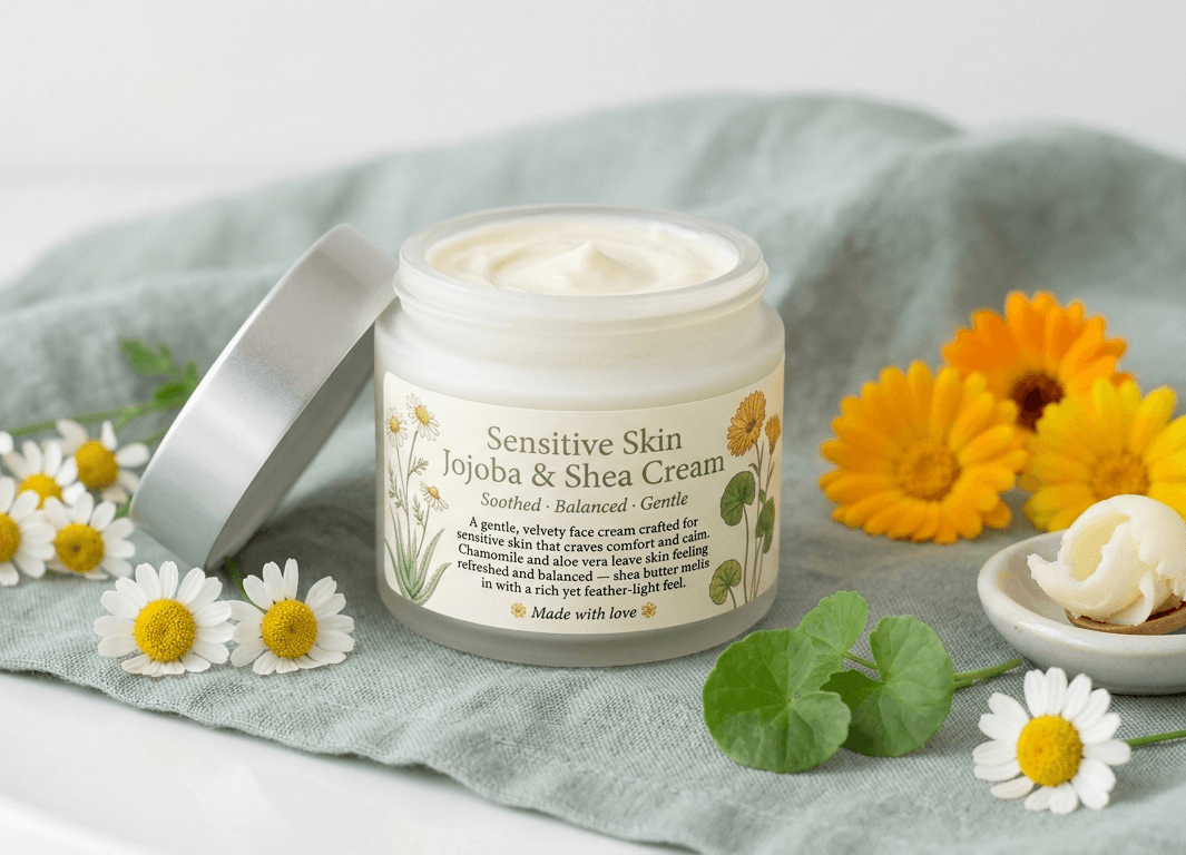 Crema Piel Sensible de Jojoba y Karité